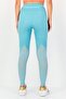 Women Full Length Tight Fit Training Leggings, Mint Blue - 2