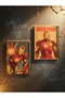 Marvel Iron Man Themed Vintage Unlined 2-Piece A6 Kraft Notebook Set - 2