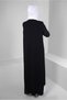 TWO COLOR STONE EMBROIDERED EVENING DRESS 50382 - 3