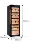 Electric Cigar Humidor Cabinet B8 – 2200 Capacity Spanish Cedar with Touch Control - 6