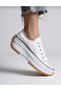 White Short Wandersn Run Star Sneaker Non-Slip Sole - 2