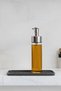 Set of 3 Gray Silicone Oil Pot Mats Non-Slip Oil Pot Vinegar Pot Kitchen Organizer 22.8 cm - 7