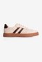 Women's Suede Sneaker Lace-Up Sports Shoes Leron Beige - 2