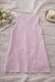 Belle model pink rose detailed girl's dress with lined bag, 3d floral special occasion princess dress - 5