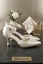 Women's 7 cm Pearl Bridal Shoes