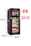 Electric Cigar Humidor Cabinet C5 – 1400 Capacity Spanish Cedar with Touch Control - 7