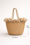 Serena Handmade Straw-Looking Knitted Bag Daily Use Stylish Women's Shoulder Bag - 8