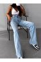 Women's Wide Leg Jean - 100% Cotton Bohemian Style Wide-Leg Pants - 5