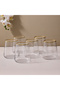 Dolce Vita 6-Pack Water Glass Gold 380 Cc