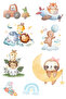Set of 18 Mixed Sockets and Wall Stickers, 10X15 cm - 3