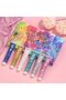 6-Piece Body Glitter Gel Set,Holographic Face and Eye Makeup,Long Lasting Sparkle for Hair and Nails - 4