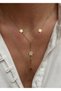 316L Anti-Tarnish Steel Necklace with Daisy Stone Stainless Women's Necklace