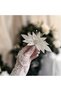 Pearl Comb Hairpin-Bridal Comb Hairpin-Silver Detailed Comb Hairpin-Bridal Tiara-Hair Accessory - 4