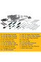 AUTO FAMILY Precision 218 Pcs Ratcheting Screwdriver & Socket Bit Set - 6