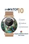 Ceas inteligent EvoWatch10 PRO cu apeluri, notificari, monitorizare sanatate si 2 curele incluse - 2