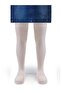 Stoned Shiny Bow 2-12 Years Old Pantyhose - White 12-13 Years Old - 3