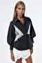 Qu Style Lace Detailed Fitted Poplin Shirt - 2