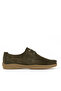 , Men's Genuine Leather Casual Shoes 1611064Z026 Khaki - 2