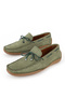, Men's Genuine Leather Casual Shoes 1611064Z041 Green - 6