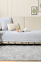 Lavi Pompom Gray Sofa Cover 115 X 200 cm Sofa Divan Sofa Bed Armchair Cover Shawl with Tassels