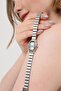 Lilith Roman Numeral Silver Dial Silver Cord Women Wrist Watch - 8