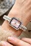 Phoebe Pink Dial Pearl Stone Women Wrist Watch - 2