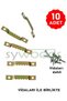 Small Crocodile Table Hanger Frame Hanger 10 Pcs and Screws