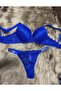 Lacy Vip Stone Supported Bra Set - B Cup Filled Stone Underwear Set