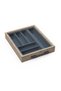 Kitchen Drawer Organizer, Cutlery Holder 39cm X 48cm Can Be Cut 4cm from Sides and Height, Anthracite - 2