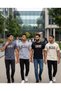 T-Shirt Short Sleeve Palestine Chain of Eyes Printed Unisex Cotton Printed T-Shirt - 5