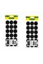 Pacific Adhesive Floor Protector 2 Pieces 35mm (36 Pieces) Table Chair Furniture Sofa Feet Black