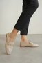 Women's Suede Beige Casual Shoes Tr27Ms01B - 3