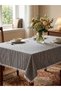 170X170 Tablecloth with Pom Poms, Table Cover, Picnic Cover - 2