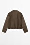 Keten ipek bomber ceket - 8