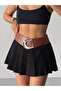 Gold Buckle Interlocking Elastic Women's Belt, Jacket Belt, Shirt Belt, Dress Belt - 5