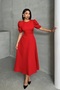 Women's Red Watermelon Sleeve Dress