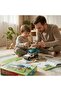 Educational Light Up Blue Camper Set 298 Pieces, Compatible