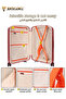 3 Piece Luggage Sets with PP Hardshell, Expandable Travel Suitcase Set with 360° Wheels a - 4