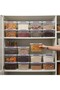Set of 6 10 Liter (10X6) Horizontal Food Storage Containers with Plastic Locking Lids Kitchen Interior-Exterior Organizer - 4