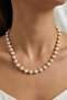 Baroque Pearl Gold Ball Necklace