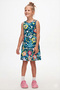 Macro Farm House Girl's Patterned Dress - 2