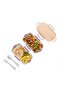Karma 2-Piece Heatable Steel Nutrition Container |   Spoon-Fork Included - 5