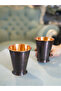 Copper Cup Short Sherbet Model Oxide Color (Tin-Free) Set of 2