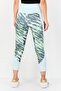 Women Sportswear Fit Running 3/4 Leggings, Multicolor - 4
