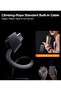 PebbleLink Power Bank With Built-in USB-C Cable,10,000mAh, 22.5W iPhone, Android, Grey (No-Wireless) - 8