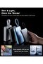 PebbleLink Power Bank With Built-in USB-C Cable,10,000mAh, 22.5W iPhone, Android, Grey (No-Wireless) - 4