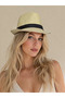 Premium Straw Fedora Hat Unisex - Band Detail Michael Jackson - 3