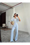 My Palazzo Fabric Trousers - Baby Blue