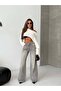 High Waist Wide Leg Denim Jean Pants - 3