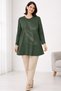 Women's Combed Cotton Tunic for Middle Age and Above Mothers 4743